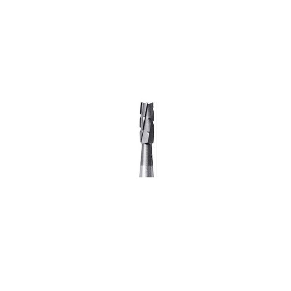 Lusterdent Tungsten Carbide Bur - G31 Flat End Cylinder Cross Cut- Fast Speed - Friction Grip - 3-Pack