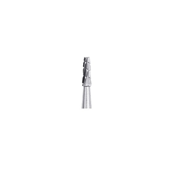 Lusterdent Tungsten Carbide Bur - G33 Flat End Taper Cross Cut- Fast Speed - Friction Grip - 3-Pack