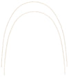 EUROFORM TOOTH COLOURED SUPER ELASTIC NICKEL TITANIUM ARCHWIRES