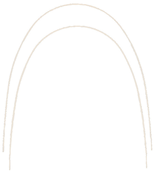 EUROFORM TOOTH COLOURED SUPER ELASTIC NICKEL TITANIUM ARCHWIRES