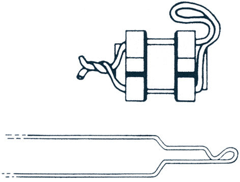 KOBAYASHI PREFORMED LIGATURE TIE HOOKS (PK100)