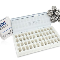 STAINLESS STEEL CROWNS - PAEDIATRIC KIT (48 PIECES)