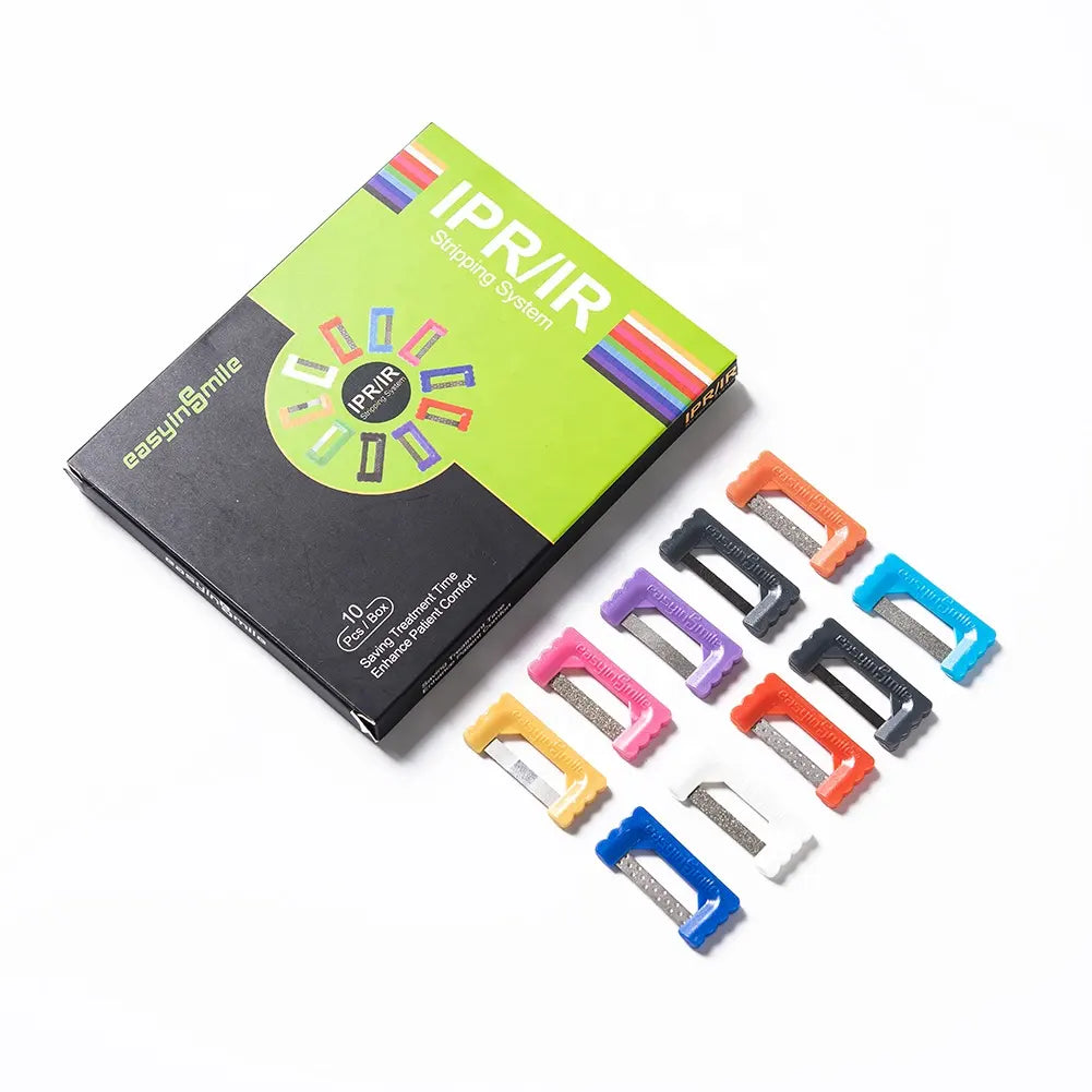 Ipr Hand File EasySmile Colour-Coded IPR Hand-held strips (PK10) – Main Orthodontics