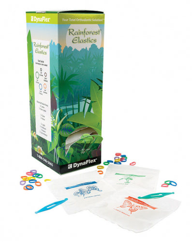 RAINFOREST NON-LATEX INTRA-ORAL ELASTICS PK50x100
