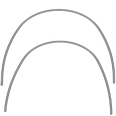 EUROFORM STAINLESS STEEL ARCHWIRES ROUND(PK100)/REC(PK10)