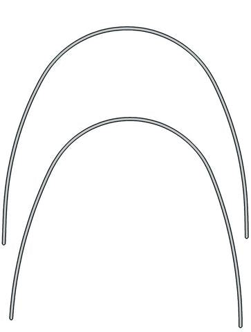 EUROFORM TOOTH COLOURED STEEL WIRE