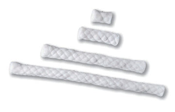 BRAIDED COTTON WOOL ROLLS 4" (PK250)