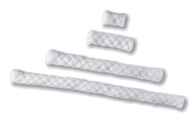 BRAIDED COTTON WOOL ROLLS 4" (PK250)